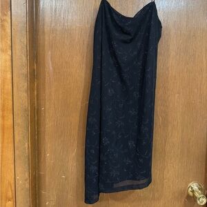 Sophisticated Black Floral Dress